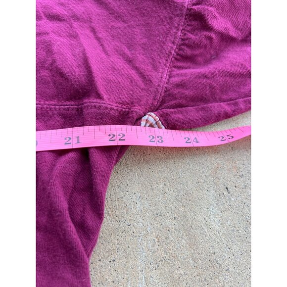 Vintage Virginia Tech VT Hokies Long-Sleeve Spirit Jersey Burgundy Striped Back - Picture 5 of 6